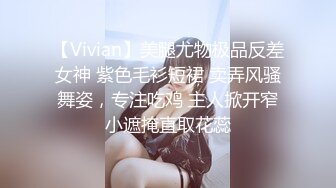 【Vivian】美腿尤物极品反差女神 紫色毛衫短裙 卖弄风骚舞姿，专注吃鸡 主人掀开窄小遮掩直取花蕊