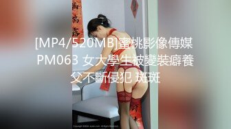 [MP4/520MB]蜜桃影像傳媒 PM063 女大學生被變裝癖養父不斷侵犯 斑斑