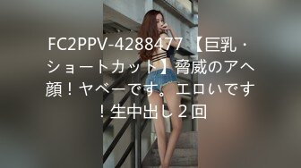 FC2PPV-4288477 【巨乳・ショートカット】脅威のアヘ顔！ヤベーです。エロいです！生中出し２回