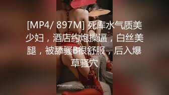 [MP4/ 897M] 死库水气质美少妇，酒店约炮操逼，白丝美腿，被舔骚B很舒服，后入爆草骚穴