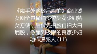 《魔手外购极品厕拍》商业城女厕全景偸拍多位少女少妇熟女方便，后位先拍脸再拍大白屁股，憋尿到极限的良家少妇动作逗死人 (11)