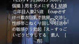 FC2PPV 3198615 980円：個撮）男をダメにする】結婚①年目人妻25歳　Ecupどすけべ着衣巨乳で挑発。交渉し性感帯こねくり回し！妊活中の敏感クリ勃起「え～すっごいビクビクしてる　素人　 [有]