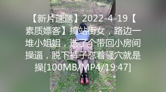 【新片速遞】2022-4-19【素质嫖客】搞站街女，路边一堆小姐姐，选了个带回小房间操逼，脱下裤子怼着骚穴就是操[100MB/MP4/19:47]